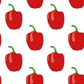 Paprika seamless pattern