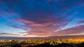 Colourful Vibrant Sunrise Durban South Africa Royalty Free Stock Photo