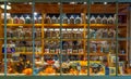 A colourful vintage sweet shop window Royalty Free Stock Photo