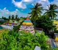 Colourful Hindu Shiva Temple in West Vipparru village, Tadepalligudem, Andhrapradesh, India