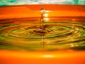 Colourful water droplet photography ideas for home