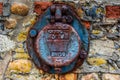 10/04/2019 Bosham, West sussex, UK a colourful water inlet at a quayside Royalty Free Stock Photo