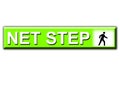 Color ful Web button net step web icon Royalty Free Stock Photo