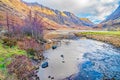 A Colourful Winter View At Glencoe Waters Royalty Free Stock Photo