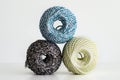 Colourful wool balls Royalty Free Stock Photo