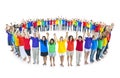 Colourful World United Together Community Concept Royalty Free Stock Photo