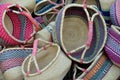 Colourful Woven Baskets Royalty Free Stock Photo