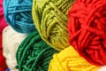Colourful yarn shop