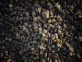 Gravel Texture.Colourfull gravel texture background pattern.Crushed gravel texture. Royalty Free Stock Photo