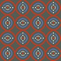 Colourfull Zulu design pattern backgrounds Royalty Free Stock Photo