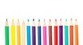 Colouring crayon pencils Royalty Free Stock Photo