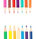 Colouring crayon pencils Royalty Free Stock Photo