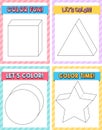 Colouring worksheet for student