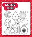 Colouring worksheet for student