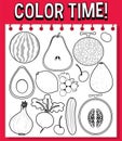 Colouring worksheet for student