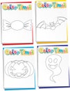 Colouring worksheet for student