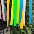 Colours in paper strips makes human life pleasant
