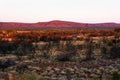 The Colours of Sunset on Kings Canyon, Northern Territory, Australia