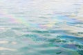 Colrful oil slick on the water