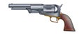 Colt Revolver Pistol on white background. Vector.