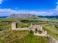 Coltesti Fortress and Piatra Secuiului Mountains in Apuseni Romania