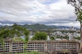 Columbarium - Buddhist cemetery. Public storage of cinerary urns