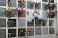 Columbarium, Pere Lachaise Cemetery, Cimetiere du Pere Lachaise, Paris, Europe