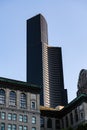 Columbia Center in Seattle as viewed from the south side Royalty Free Stock Photo