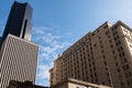 The Columbia Center Tower and Dexter Norton Building in Seattle, Washington, USA. Royalty Free Stock Photo