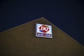 DQ Dairy Queen decorated for the holidays building sign grill and chill