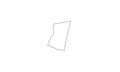 Columbia county New York state region outline