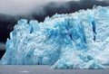 The Columbia Glacier in the fog