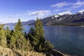 Columbia Lake in the East Kootenays near Invermere British Columbia Canada in the early winter Royalty Free Stock Photo