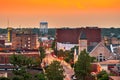 Columbia, Missouri, USA Downtown City Skyline Royalty Free Stock Photo