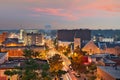 Columbia, Missouri, USA Downtown Cityscape Royalty Free Stock Photo