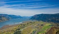 Columbia River Gorge National Scenic Area. Royalty Free Stock Photo