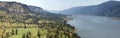 Columbia River Gorge Panorama Royalty Free Stock Photo