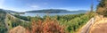 Columbia river gorge panoramic view, Oregon Royalty Free Stock Photo