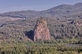 Columbia River Gorge\'s Beacon Rock Royalty Free Stock Photo