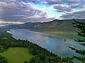 Columbia River in the gorge on the Washington side