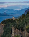 The Columbia River and Vista House Royalty Free Stock Photo