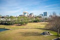 Columbia south carolina city skyline view from an overlook Royalty Free Stock Photo