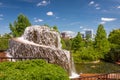 Columbia, South Carolina, USA at Finlay Park Royalty Free Stock Photo