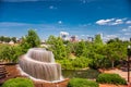 Columbia, South Carolina, USA at Finlay Park Royalty Free Stock Photo