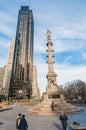 Columbus Circle in New York, United States Royalty Free Stock Photo