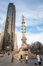 Columbus Circle in New York, United States Royalty Free Stock Photo