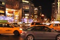 Columbus Circle at night. Manhattan Landmarks New York City USA Royalty Free Stock Photo