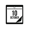 Columbus day calendar icon