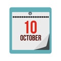 Columbus day calendar icon