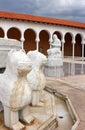 Columbus fountain , Ralli Museum in Caesarea, Israel Royalty Free Stock Photo